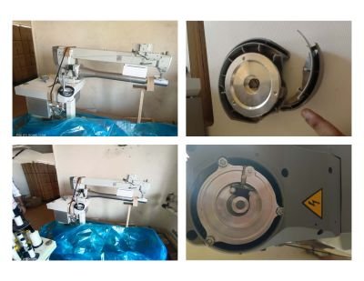 Damaged Industrial Sewing Machine